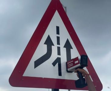 Retroreflective Testing, site photo 2